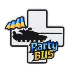 Samolepka M-Tac Party Bus Cross 19x19 cm - farebná