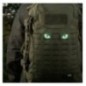 Nášivka M-Tac Tiger Eyes Laser Cut 2 ks - olivová-biela Nášivka M-Tac Tiger Eyes Laser Cut 2 ks - olivová-biela