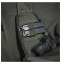 Puzdro na zbraň M-Tac Double Mag Pouch Backed - ranger green