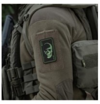 Nášivka M-Tac Face of War - čierna-olivová