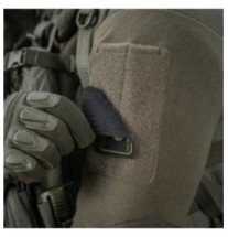 Nášivka M-Tac Face of War - čierna-olivová