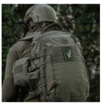 Nášivka M-Tac Face of War - čierna-olivová