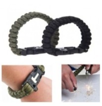 Náramok Survival Para 3v1 - čierny