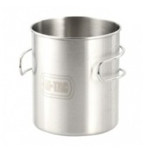 Termohrnček so skladacím uchom M-Tac Thermo Handle - strieborný