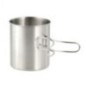 Termohrnček so skladacím uchom M-Tac Thermo Handle - strieborný
