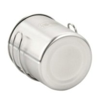 Termohrnček so skladacím uchom M-Tac Thermo Handle - strieborný