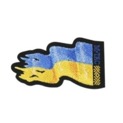 Nášivka M-Tac Battle Flag of Ukraine Reverse - farebná-čierna