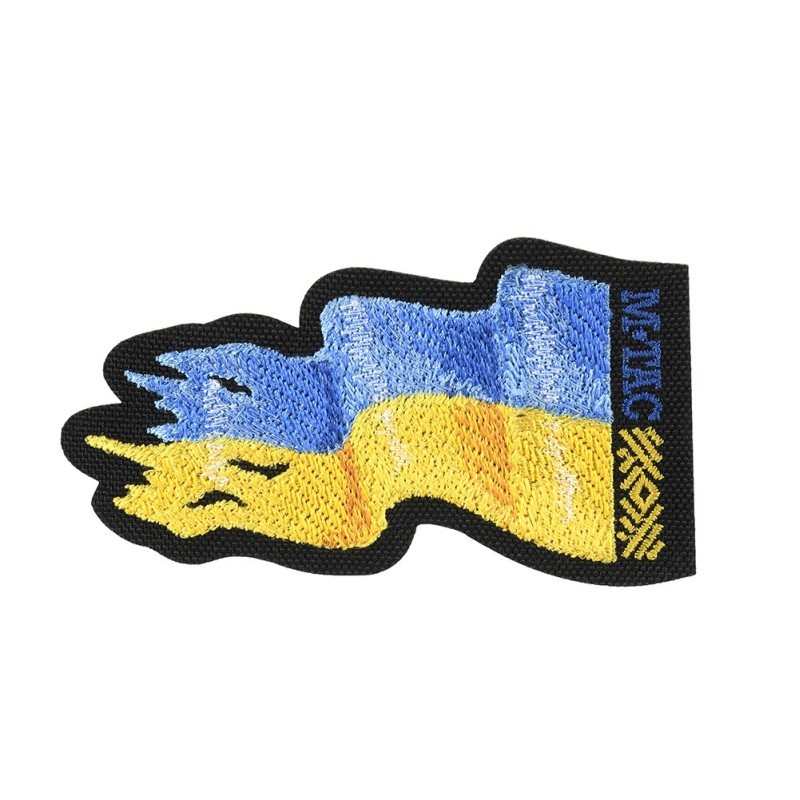 Nášivka M-Tac Battle Flag of Ukraine Reverse - farebná-čierna