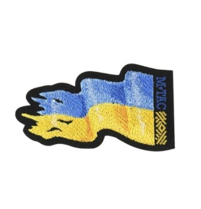 Nášivka M-Tac Battle Flag of Ukraine Reverse - farebná-čierna