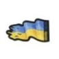 Nášivka M-Tac Battle Flag of Ukraine Reverse - farebná-čierna