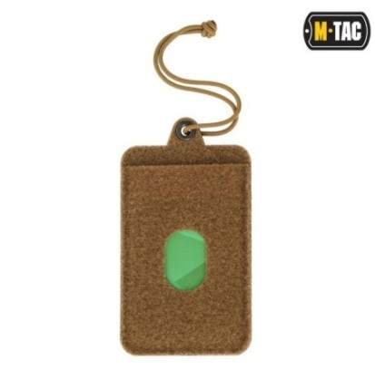Puzdro závesné M-Tac ID s pútkom - coyote
