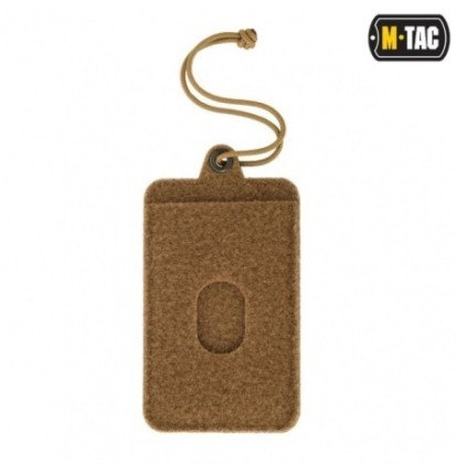 Puzdro závesné M-Tac ID s pútkom - coyote