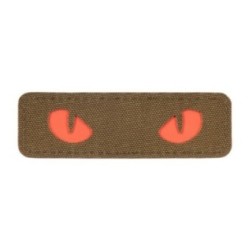 Nášivka M-Tac Cat Eyes - coyote-červená