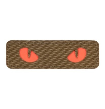 Nášivka M-Tac Cat Eyes - coyote-červená