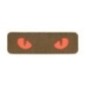 Nášivka M-Tac Cat Eyes - coyote-červená Nášivka M-Tac Cat Eyes - coyote-červená