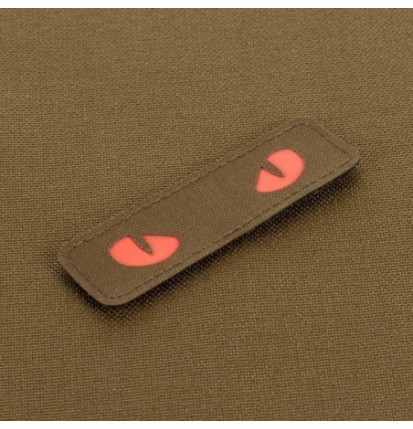 Nášivka M-Tac Cat Eyes - coyote-červená