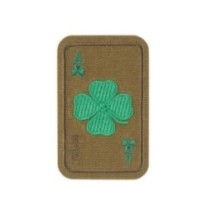Nášivka M-Tac Lucky Card - coyote