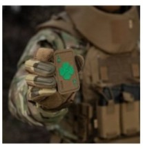 Nášivka M-Tac Lucky Card - coyote