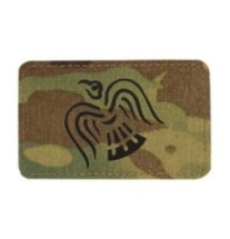 Nášivka M-Tac Raven Flag Laser Cut - multicam-čierna