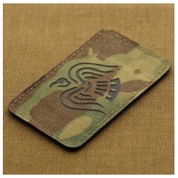 Nášivka M-Tac Raven Flag Laser Cut - multicam-čierna