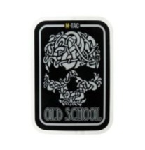 Samolepka M-Tac Old Skull Reflective - čierna-biela