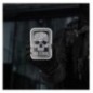 Samolepka M-Tac Old Skull Reflective - čierna-biela