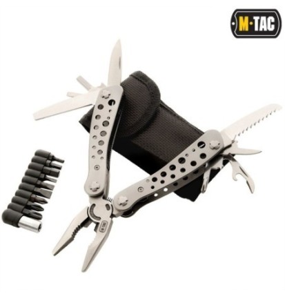 Súprava náradia M-Tac Multitool - strieborná