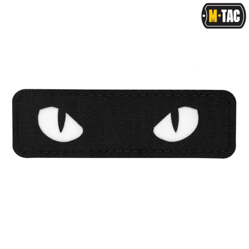 Nášivka M-Tac Cat Eyes - čierna-biela Nášivka M-Tac Cat Eyes - čierna-biela