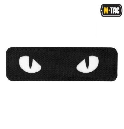 Nášivka M-Tac Cat Eyes - čierna-biela
