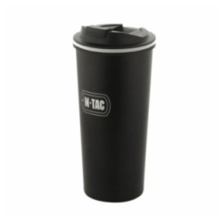 Mobilný termohrnček M-Tac Thermo Mug 450 ml - čierny