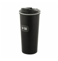 Mobilný termohrnček M-Tac Thermo Mug 450 ml - čierny