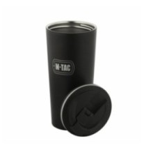 Mobilný termohrnček M-Tac Thermo Mug 450 ml - čierny