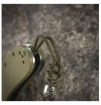 Šnúrka na nôž M-Tac Lanyard Zeus - olivová