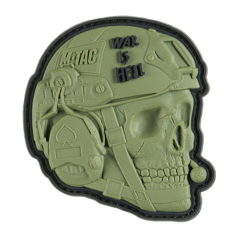 Nášivka M-Tac War aj s Hell 3D - olivová Nášivka M-Tac War aj s Hell 3D - olivová
