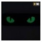 Nášivka M-Tac Cat Eyes - čierna-biela Nášivka M-Tac Cat Eyes - čierna-biela