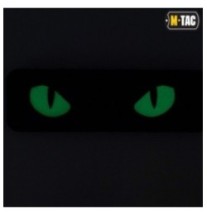 Nášivka M-Tac Cat Eyes - čierna-biela