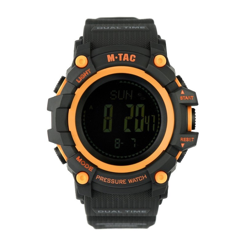 Hodinky M-Tac Tactical Adventure - čierne-oranžové Hodinky M-Tac Tactical Adventure - čierne-oranžové