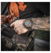 Hodinky M-Tac Tactical Adventure - čierne-oranžové