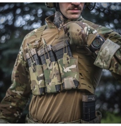 Puzdro na zásobník M-Tac Single Elastic Magazine Elite Laser Cut - multicam