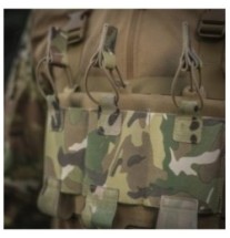 Puzdro na zásobník M-Tac Single Elastic Magazine Elite Laser Cut - multicam