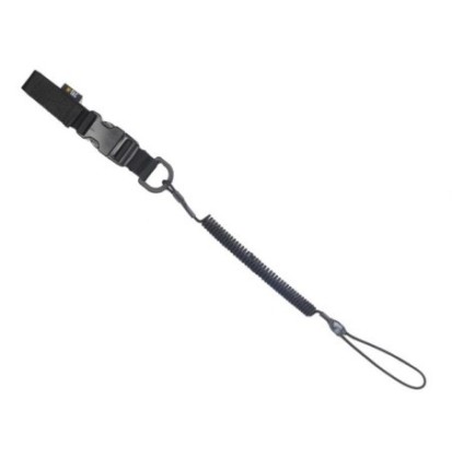Bezpečnostná šnúra k pištoli M-Tac Gun Sling Lite - čierna