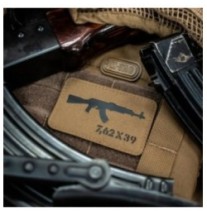 Nášivka M-Tac zbraň AKM 7,62х39 - coyote