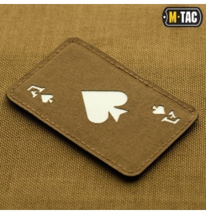 Nášivka M-Tac Ace Of Spades Light - coyote