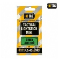 Svietiace tyčinky M-Tac Light Sticks 4,5 x 40 mm 10 ks - zelené