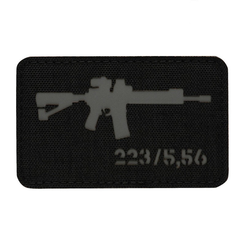 Nášivka so zbraňou M-Tac AR-15 223/5,56 - čierna-sivá Nášivka so zbraňou M-Tac AR-15 223/5,56 - čierna-sivá
