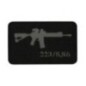 Nášivka so zbraňou M-Tac AR-15 223/5,56 - čierna-sivá Nášivka so zbraňou M-Tac AR-15 223/5,56 - čierna-sivá