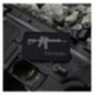 Nášivka so zbraňou M-Tac AR-15 223/5,56 - čierna-sivá Nášivka so zbraňou M-Tac AR-15 223/5,56 - čierna-sivá