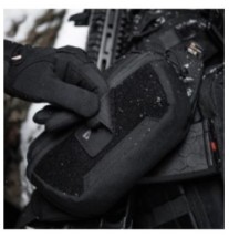 Nášivka so zbraňou M-Tac AR-15 223/5,56 - čierna-sivá