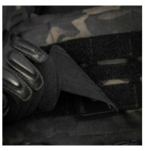 Nášivka M-Tac Face of War - čierna-sivá