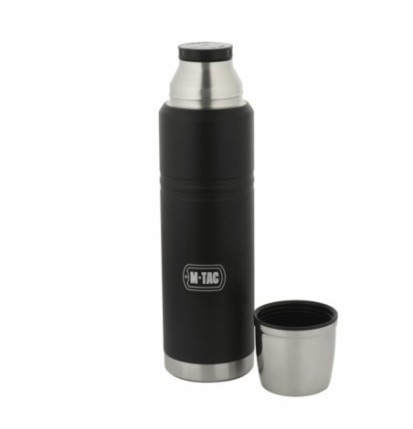 Termoska M-Tac Thermos Steel 1000 ml - čierna-strieborná